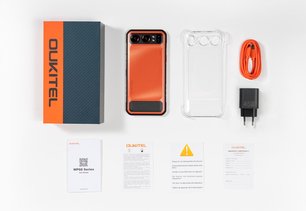 Комплект поставки Oukitel WP68 Air
