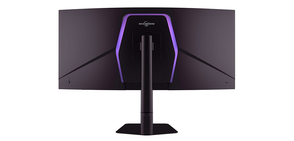Монитор Oceanview CW340WQ180 VA - вид сзади с LED-подсветкой